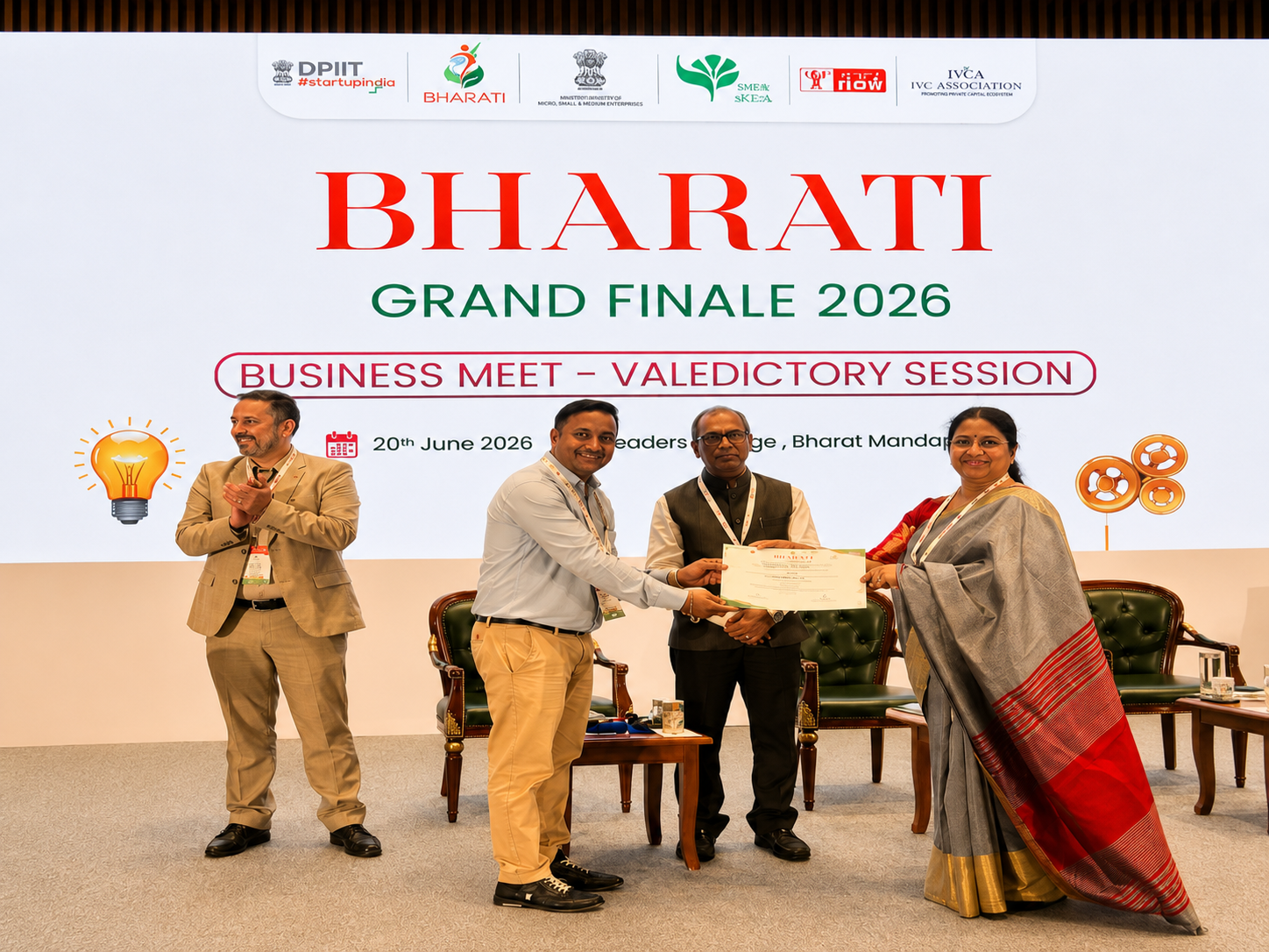 BHARATI grand finale recognition photo